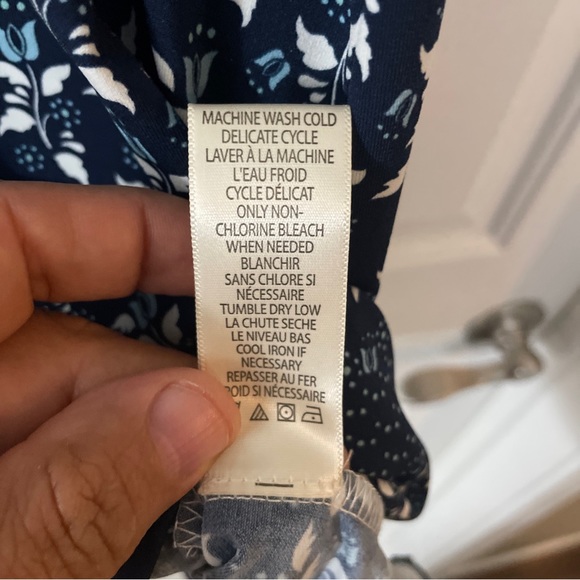 Max Studio Dress Blue Floral Size Small - Picture 11 of 14